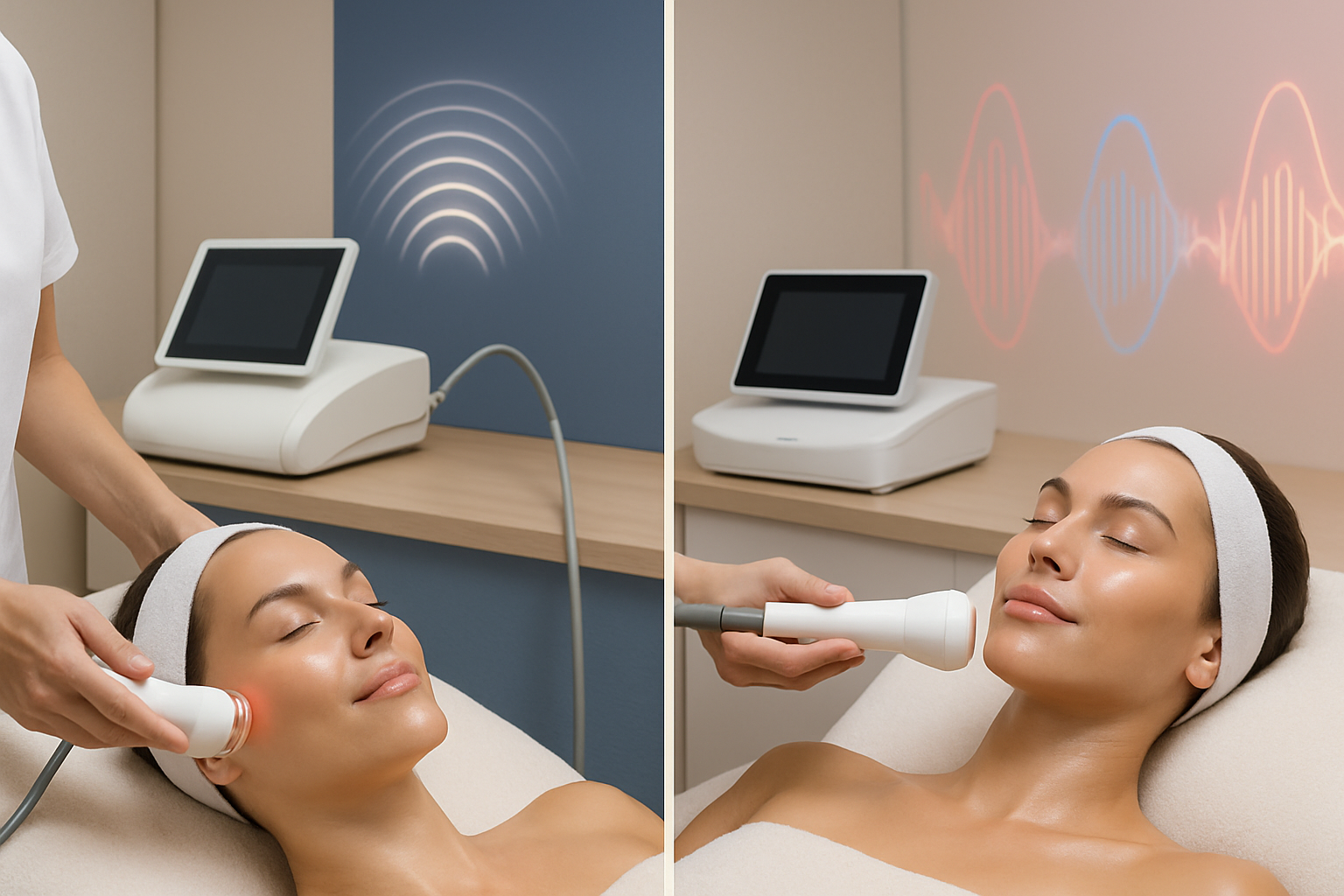 radiofrequency vs ultrasound tightening  kovak cosmetic center - radiofrequency vs ultrasound tightening