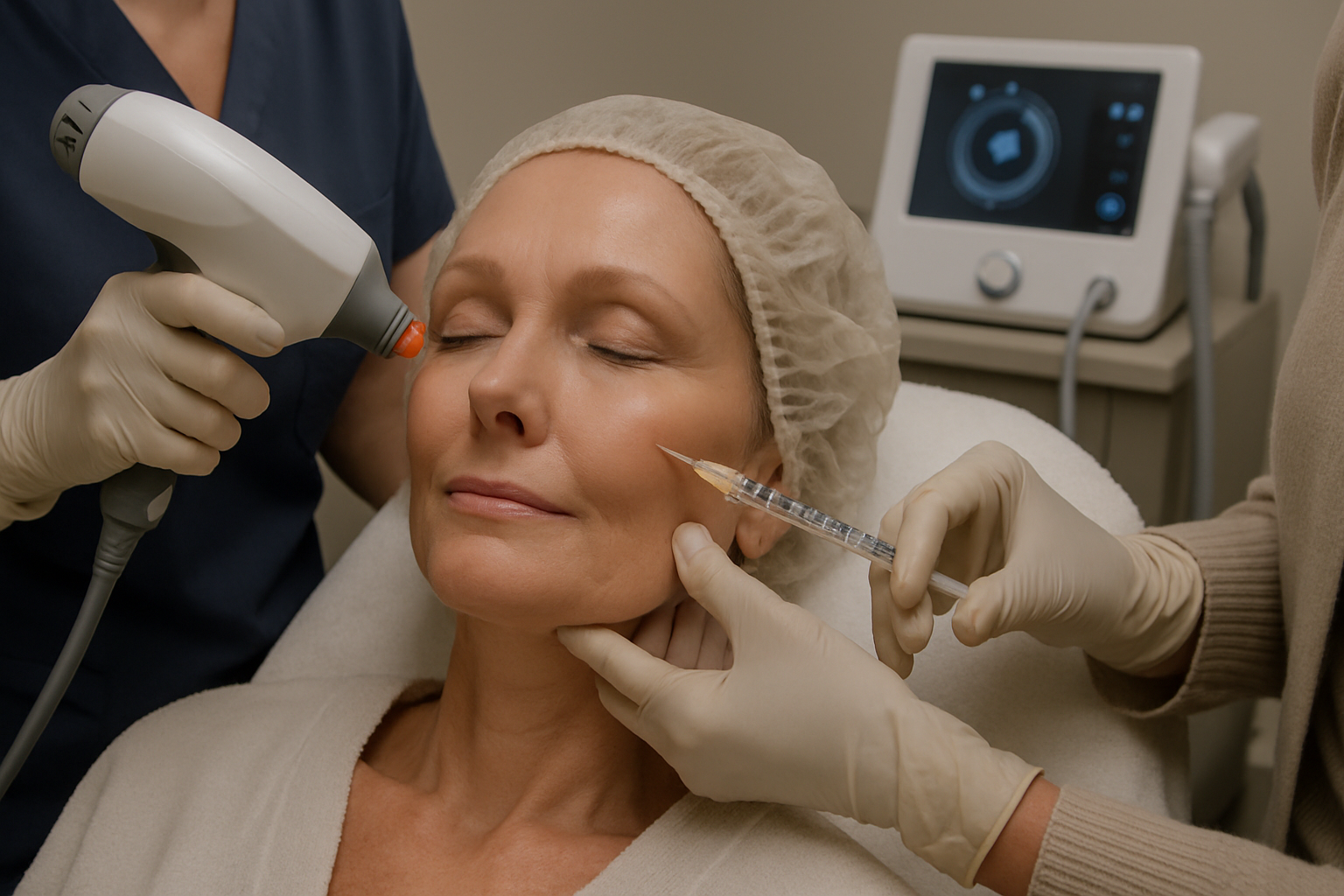 2025 08 kovakcosmeticcentercom img combined facial laser injection v1  kovak cosmetic center - 2025 08 kovakcosmeticcentercom img combined facial laser injection v1