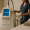 a coolsculpting device is prepared in a treatment room, ready for fat-freezing procedures.